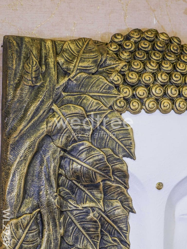 Polyresin Buddha Face Hanging with Bodhi Tree - WL2949