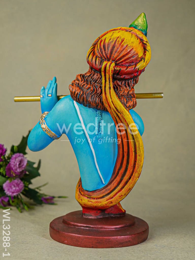 Polyresin Flute Krishna - WL3288-1