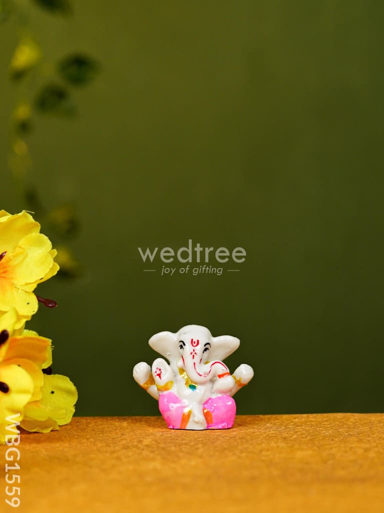 Polyresin Ganesha Idol - 2 inch - WBG1559