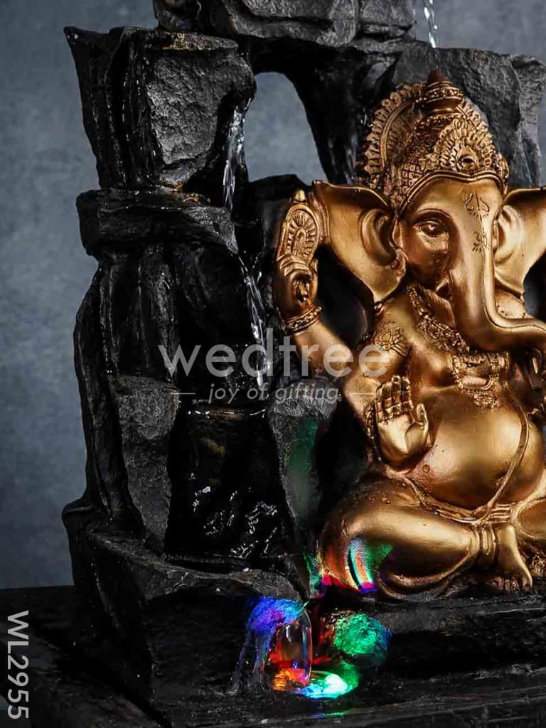 Polyresin Ganesha Water Fountain - WL2955