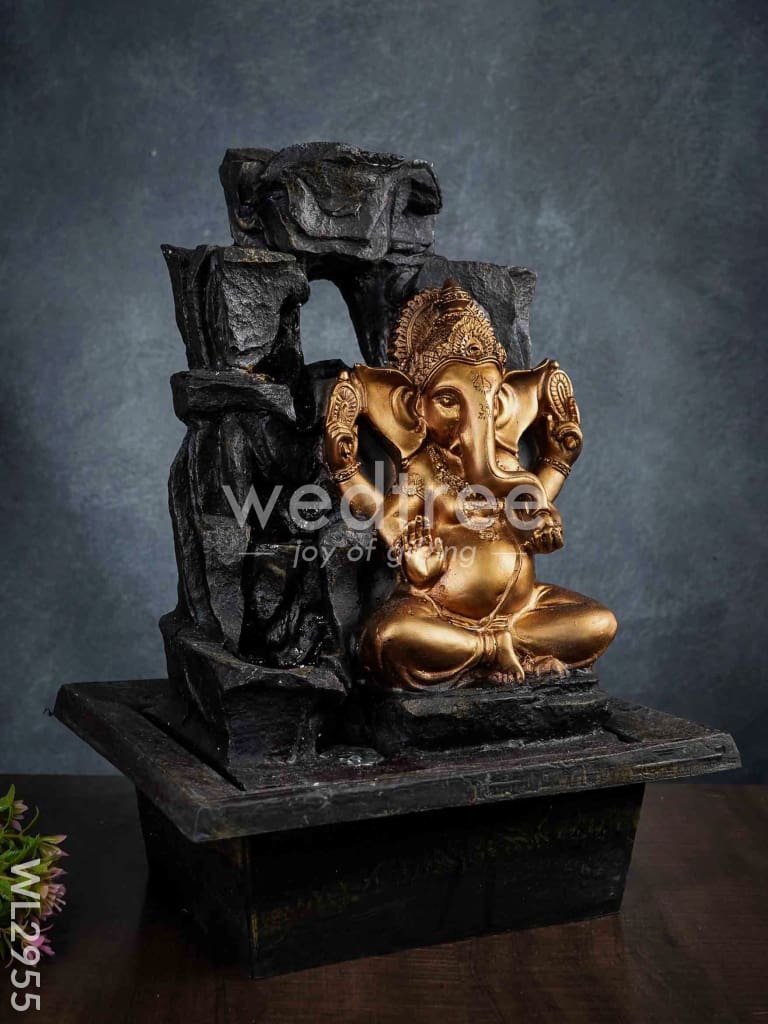 Polyresin Ganesha Water Fountain - WL2955