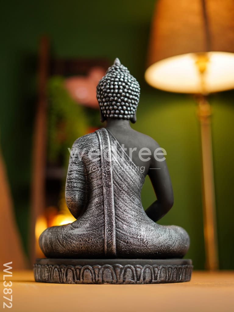 Polyresin Meditating Buddha - 12 inch - WL3872