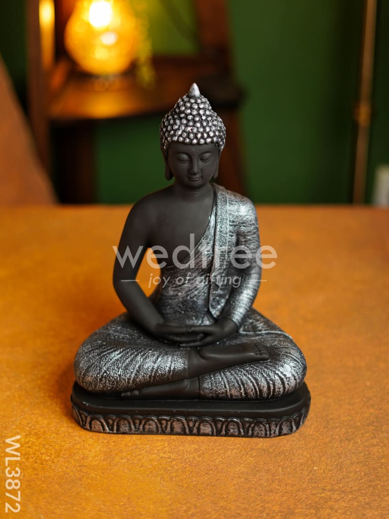 Polyresin Meditating Buddha - 12 inch - WL3872