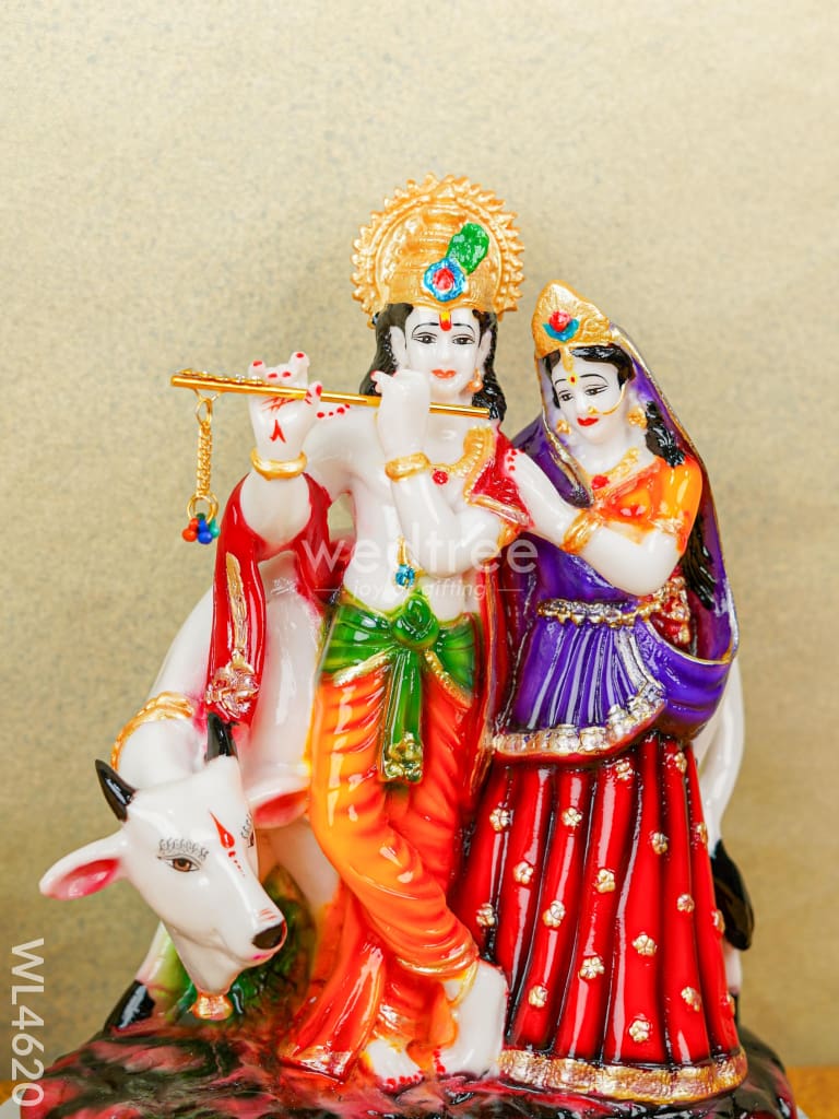 Polyresin Radha Krishna Idol - WL4620