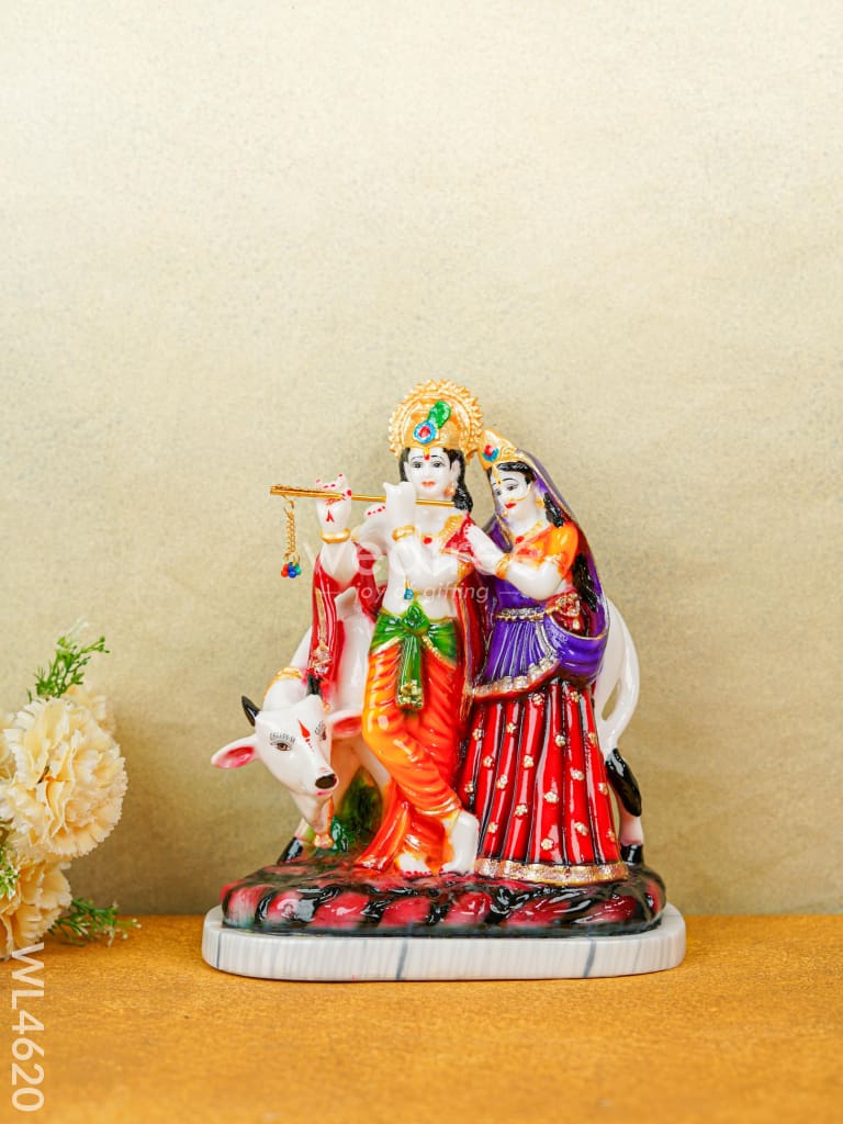 Polyresin Radha Krishna Idol - WL4620
