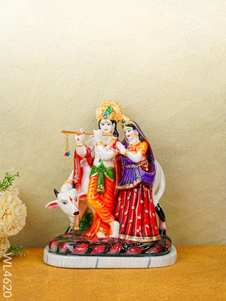 Polyresin Radha Krishna Idol - WL4620