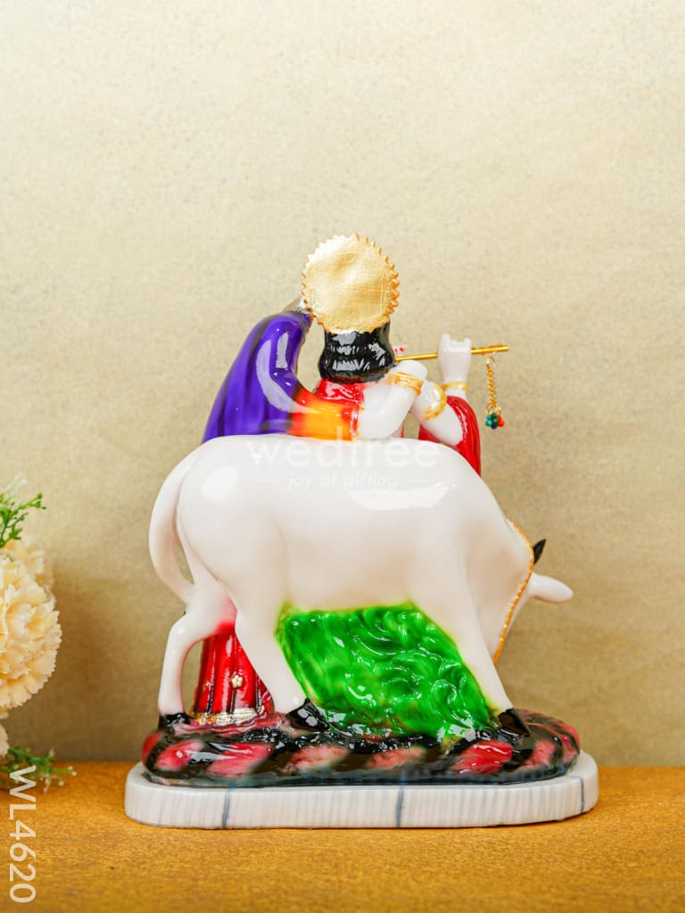 Polyresin Radha Krishna Idol - WL4620