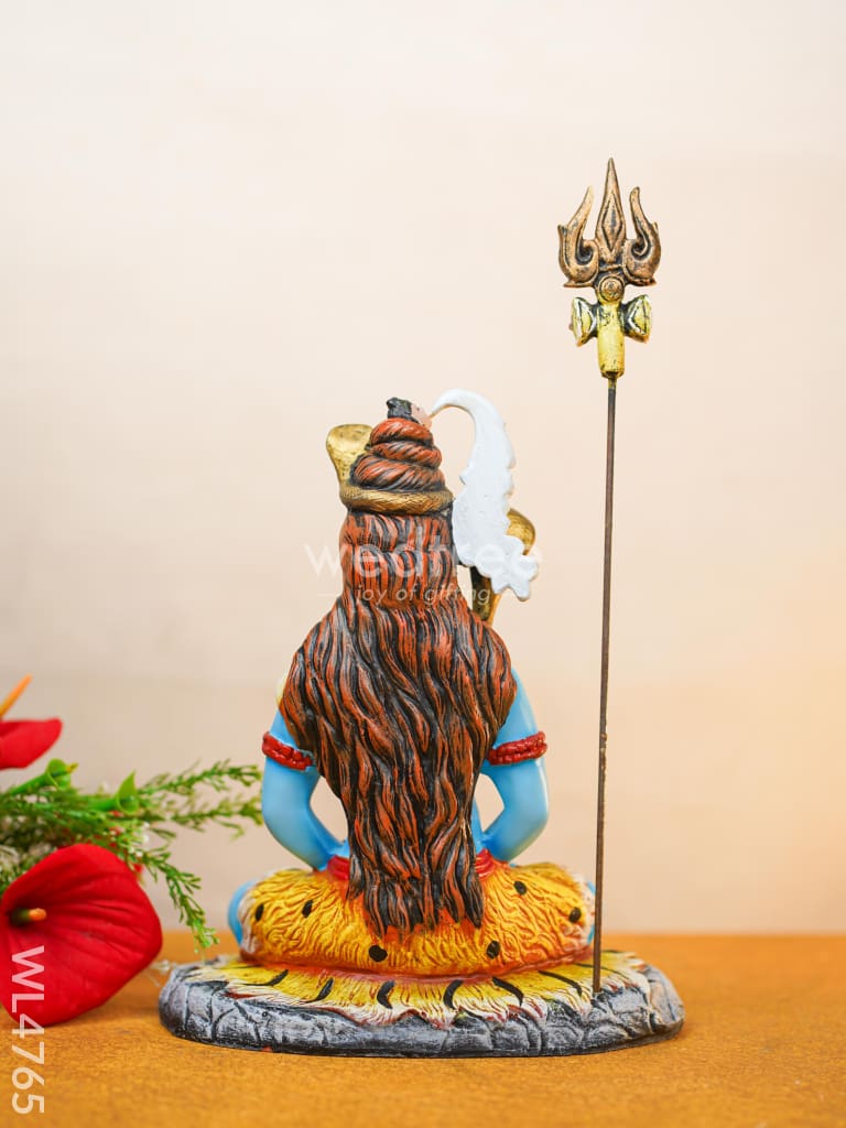 Polyresin Shivan Idol - 10 inch - WL4765