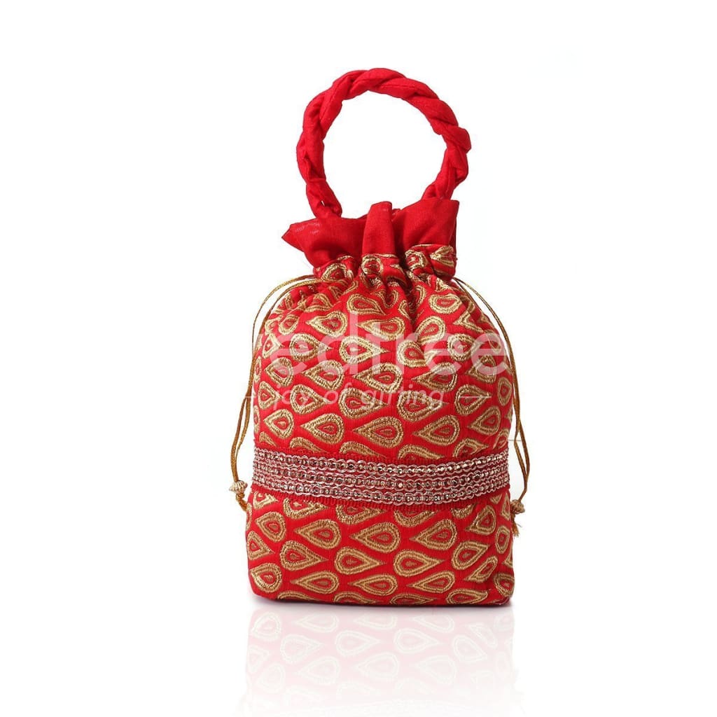 Potli Bag - Lace and Thread design - W2270