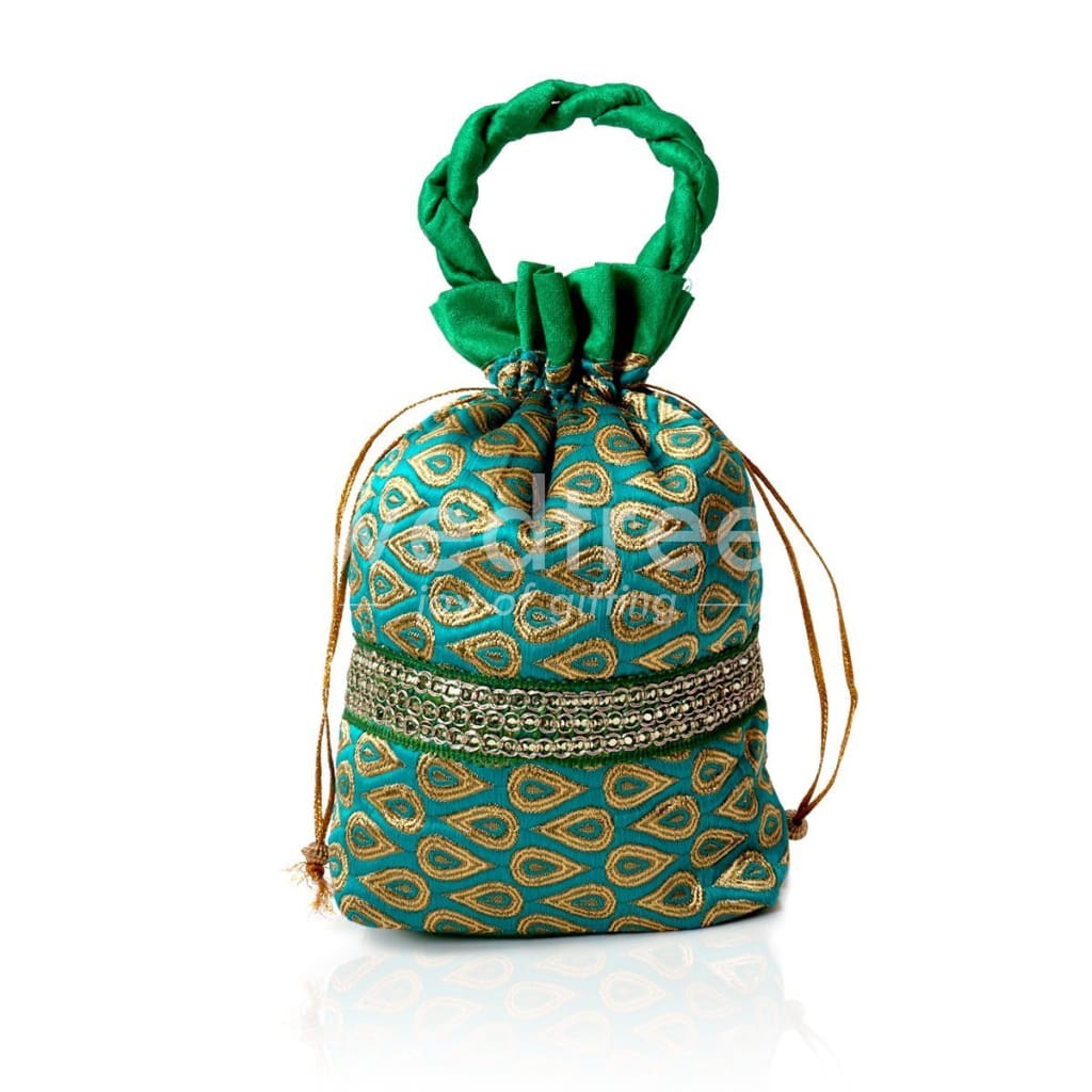 Potli Bag - Lace and Thread design - W2270