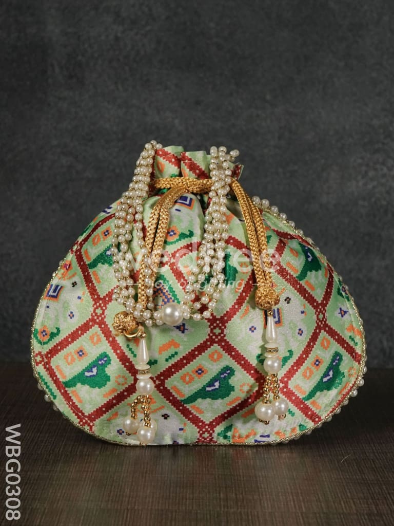 Potli bag with Patola Design - WBG0308