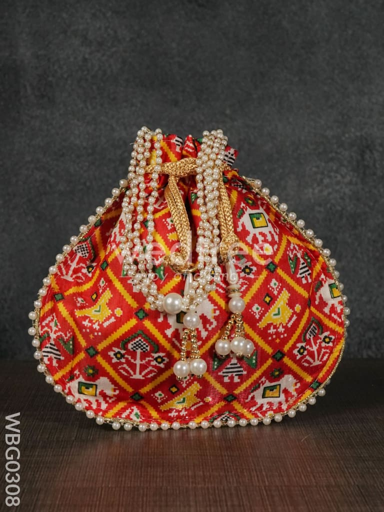 Potli bag with Patola Design - WBG0308