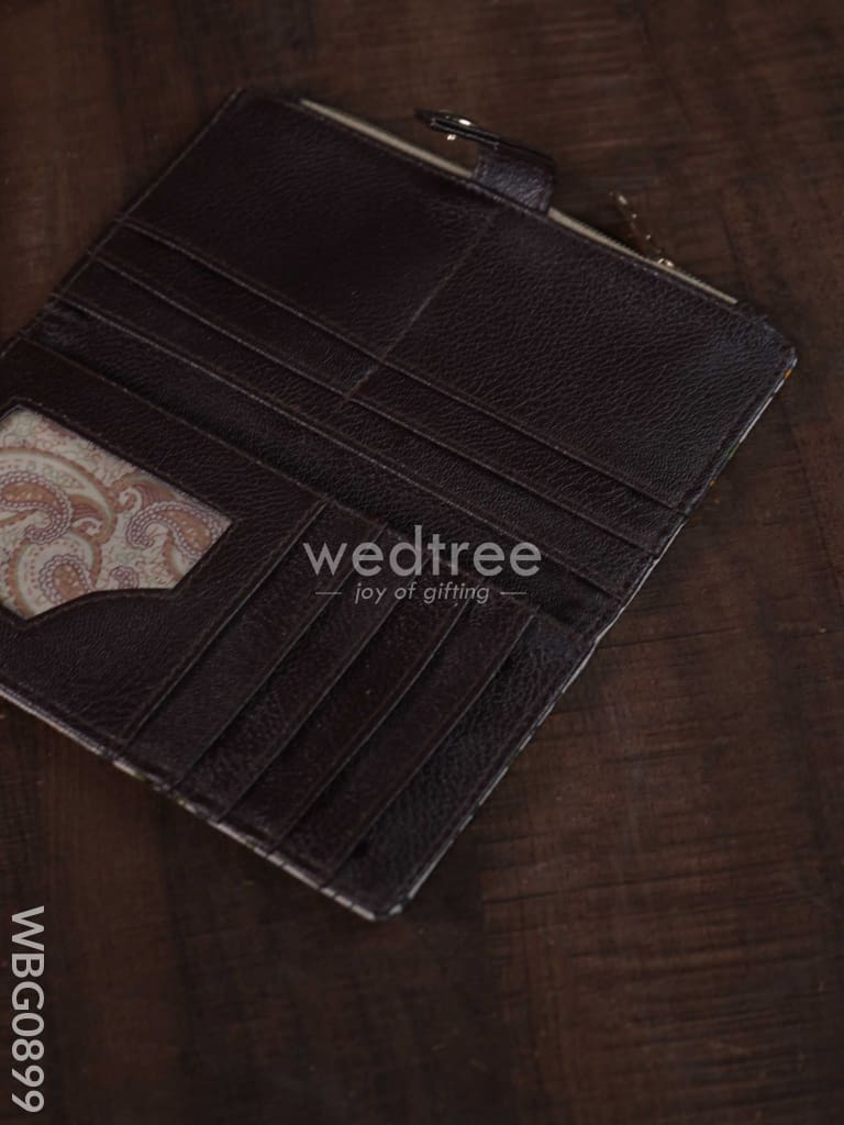 Printed Fabric Clutch with Flip Lock - WBG0899