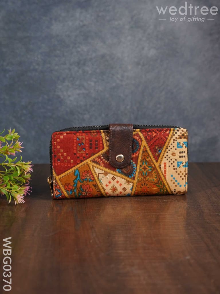 Printed Fabric Designer Wallet - WBG0370
