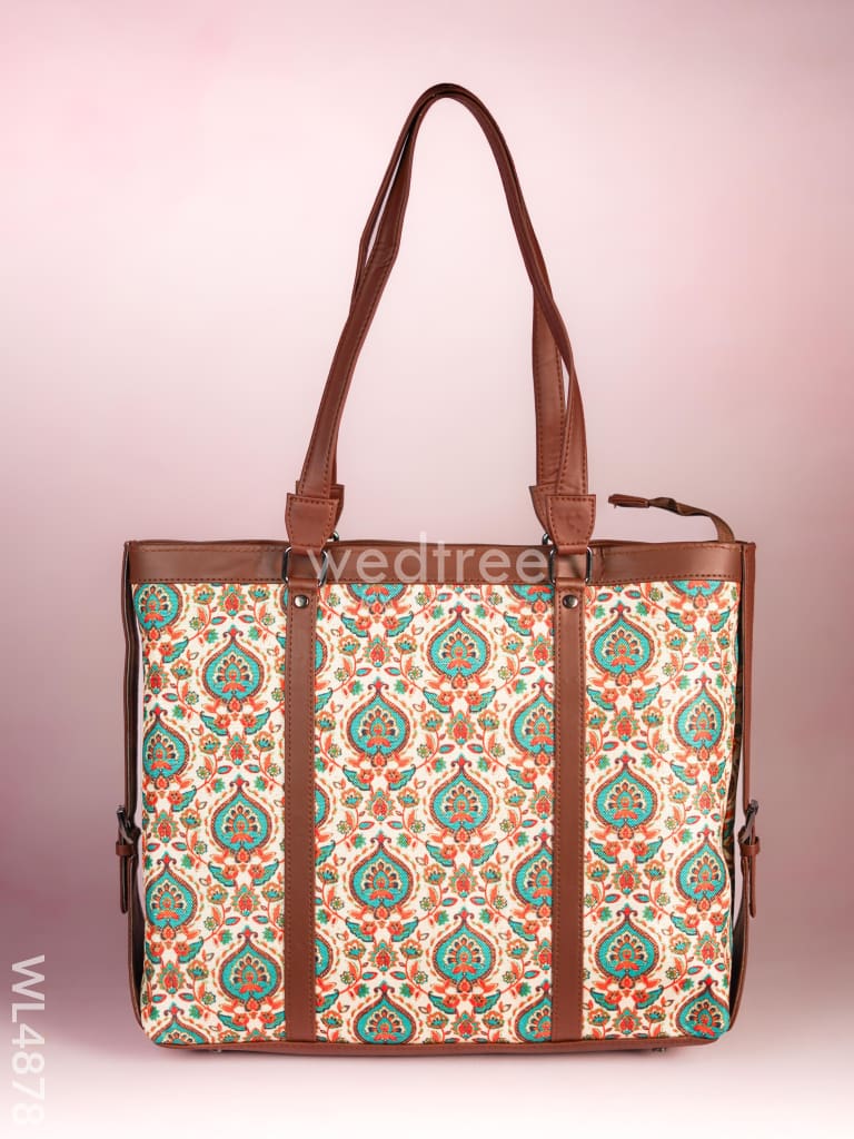 Printed Fabric Handbags - WL4878