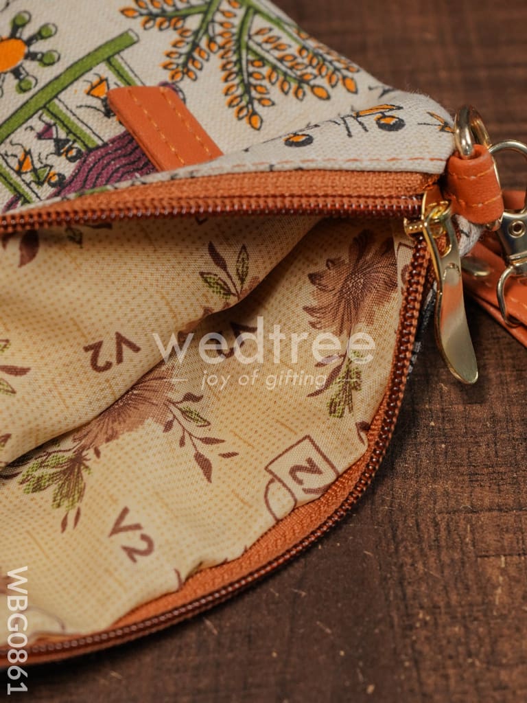 Printed Fabric Sling Bag - WBG0861