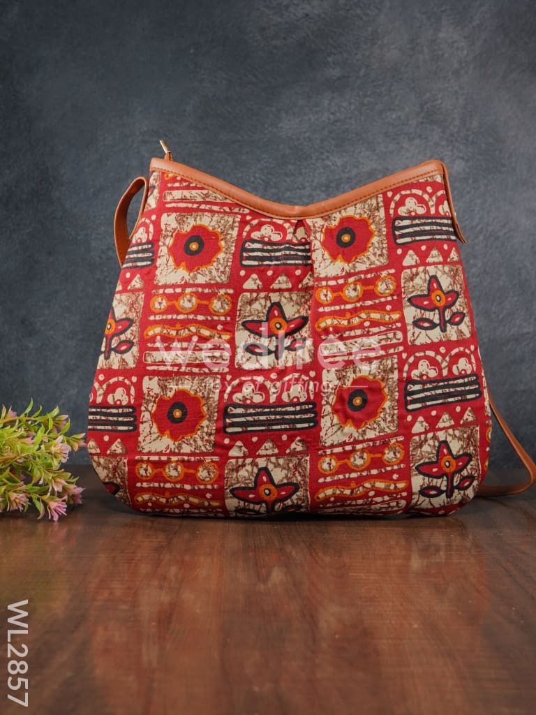 Printed Fabric Sling Bag - WL2857