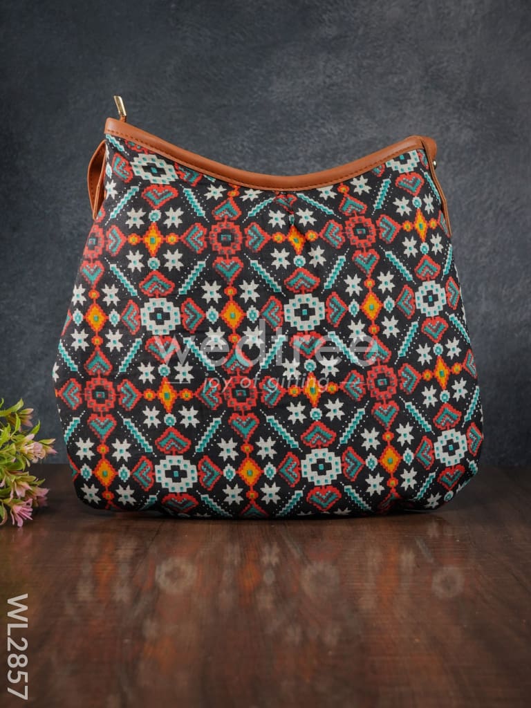 Printed Fabric Sling Bag - WL2857