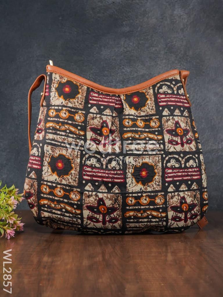 Printed Fabric Sling Bag - WL2857