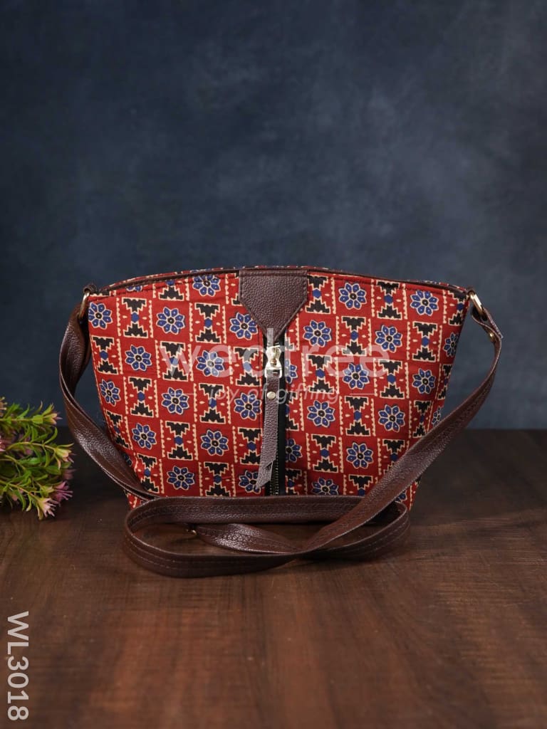Printed Fabric Sling Bag - WL3018