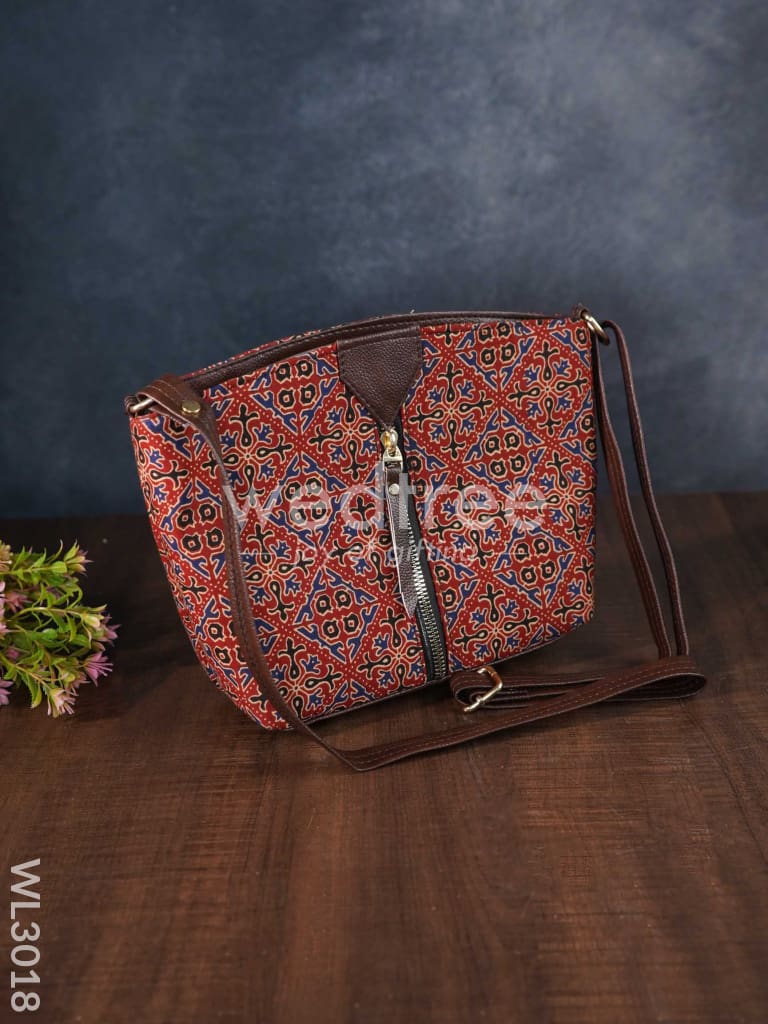 Printed Fabric Sling Bag - WL3018