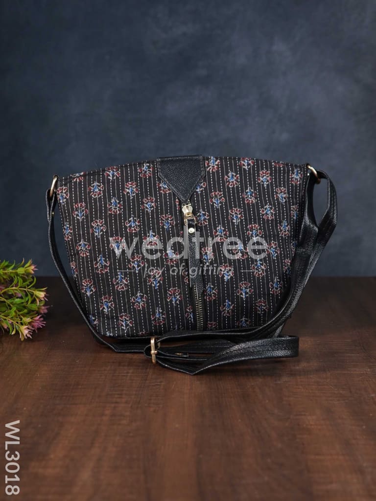 Printed Fabric Sling Bag - WL3018