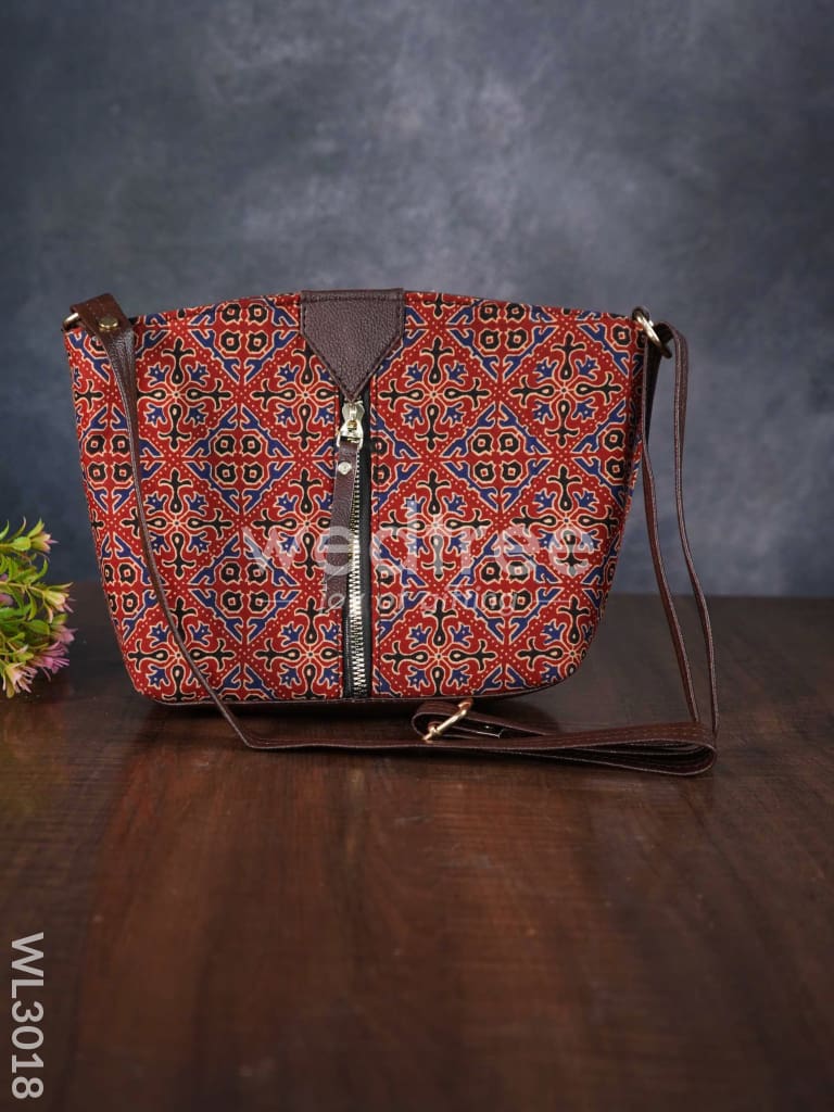 Printed Fabric Sling Bag - WL3018