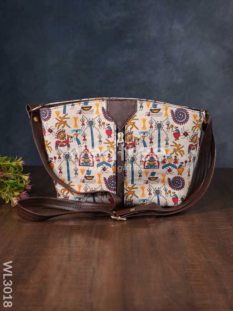 Printed Fabric Sling Bag - WL3018