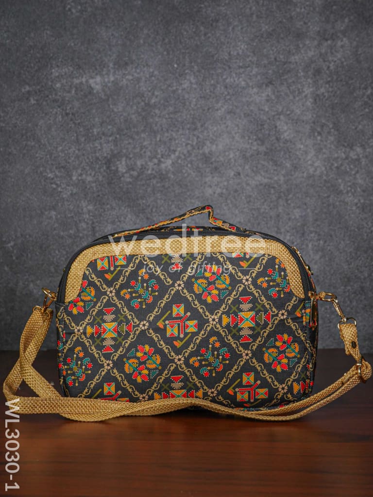 Printed Fabric Workwear Sling Bag - WL3030
