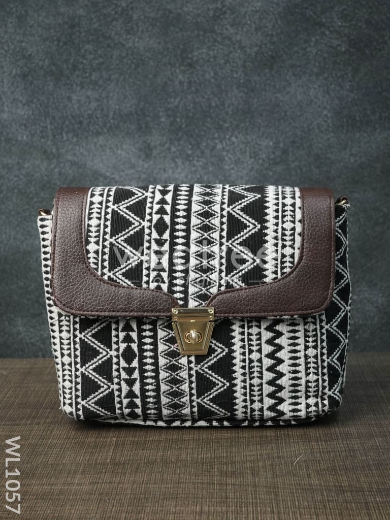 Printed Jacquard Sling Bag (Assorted) - WL1057