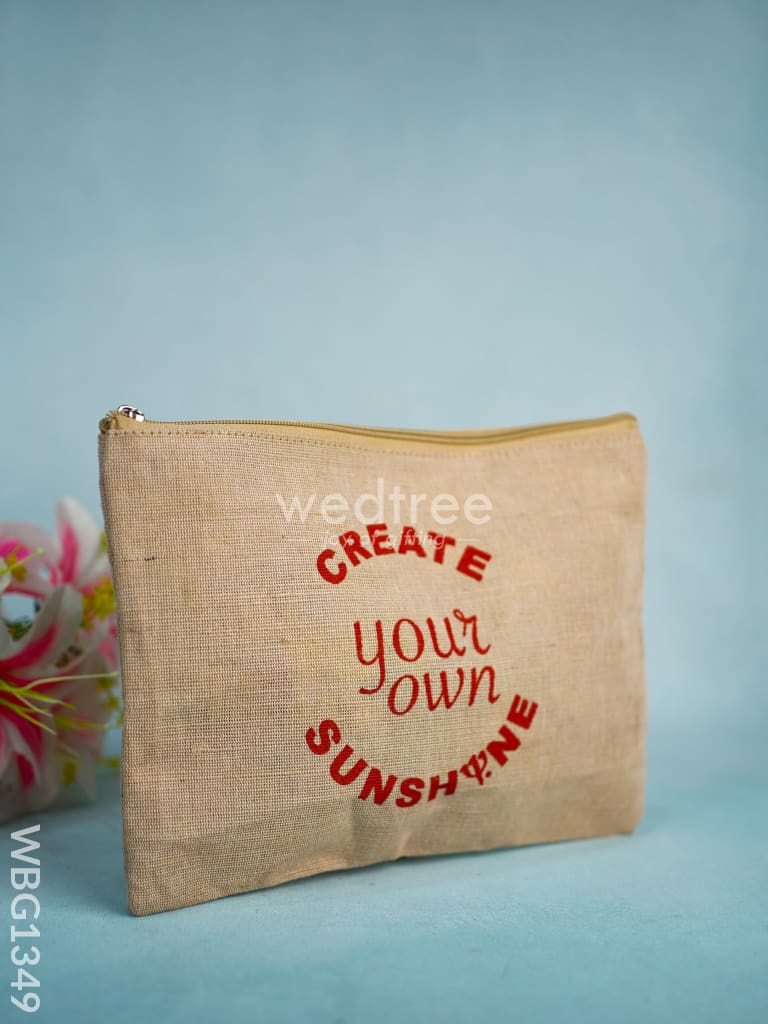 Printed Juco Pouch - WBG1349