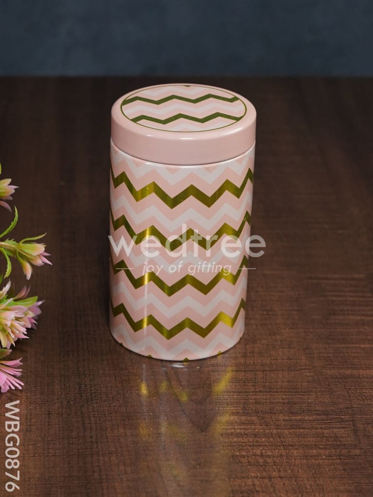 Printed Tin Jar - WBG0876