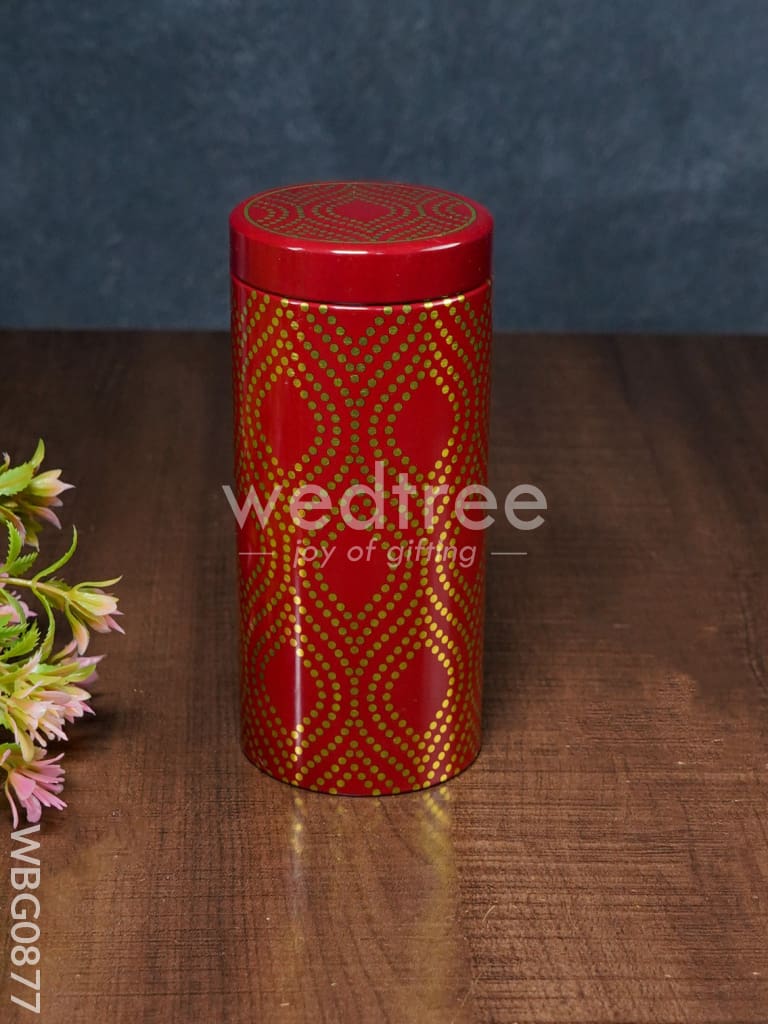 Printed Tin Jar - WBG0877