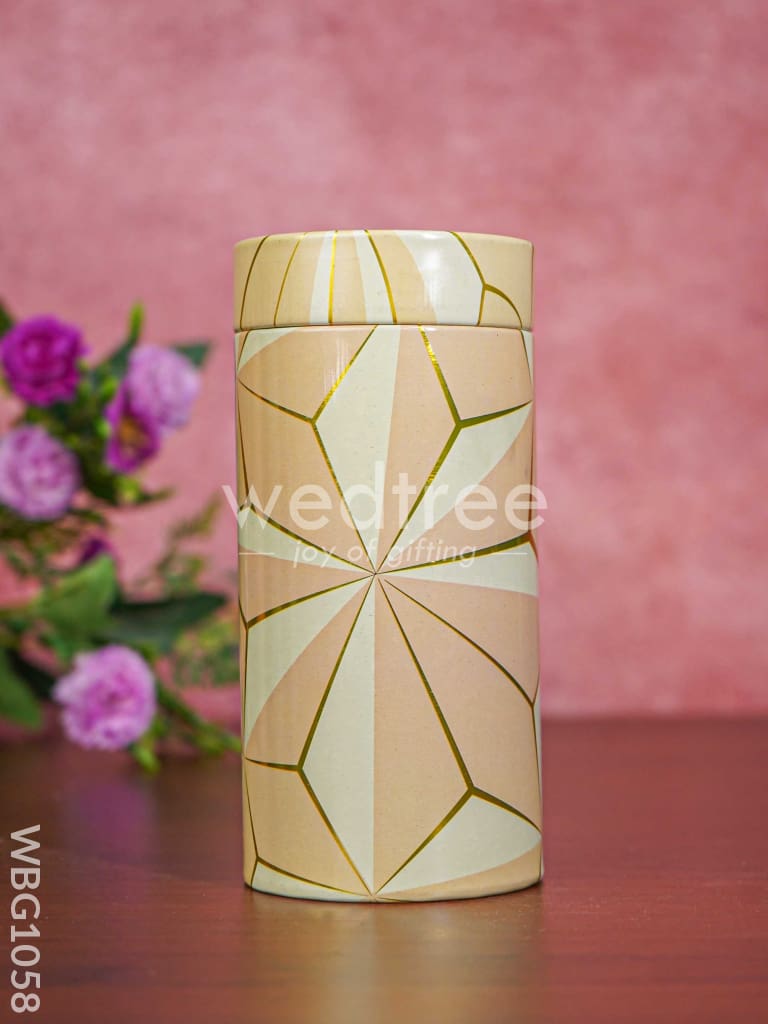 Printed Tin Jar - WBG1058