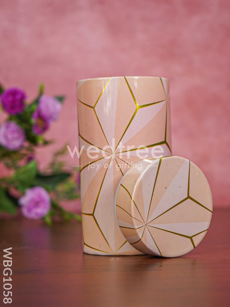 Printed Tin Jar - WBG1058