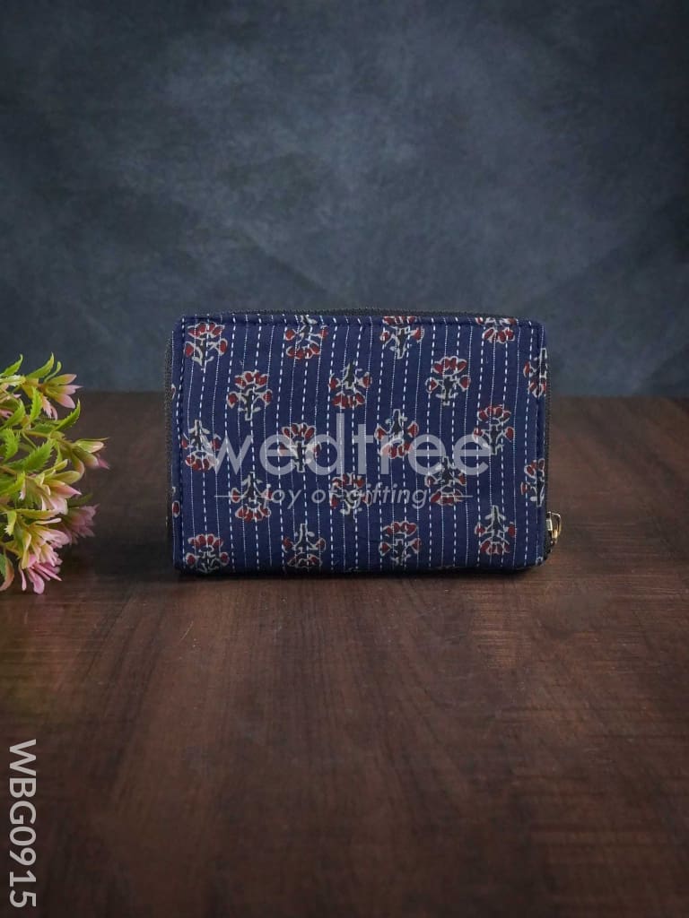 Printed Wallet in Cotton Fabric - WBG0915