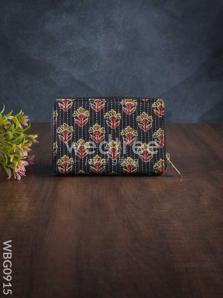 Printed Wallet in Cotton Fabric - WBG0915