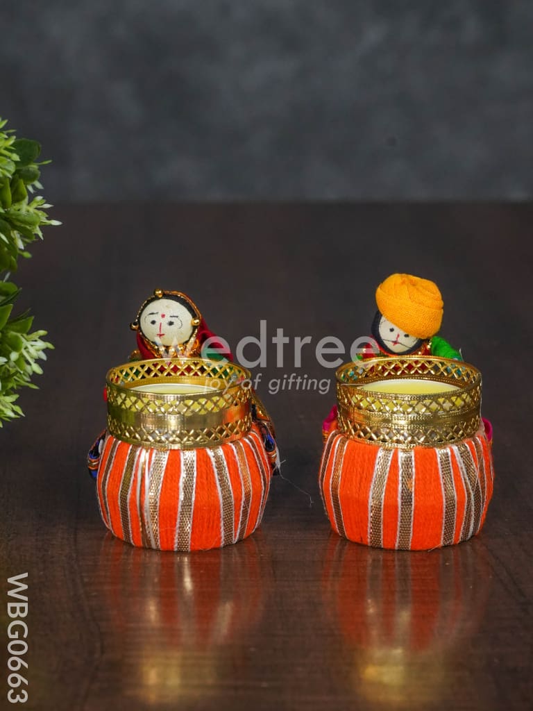 Puppet Doll Candle Holders - WBG0663