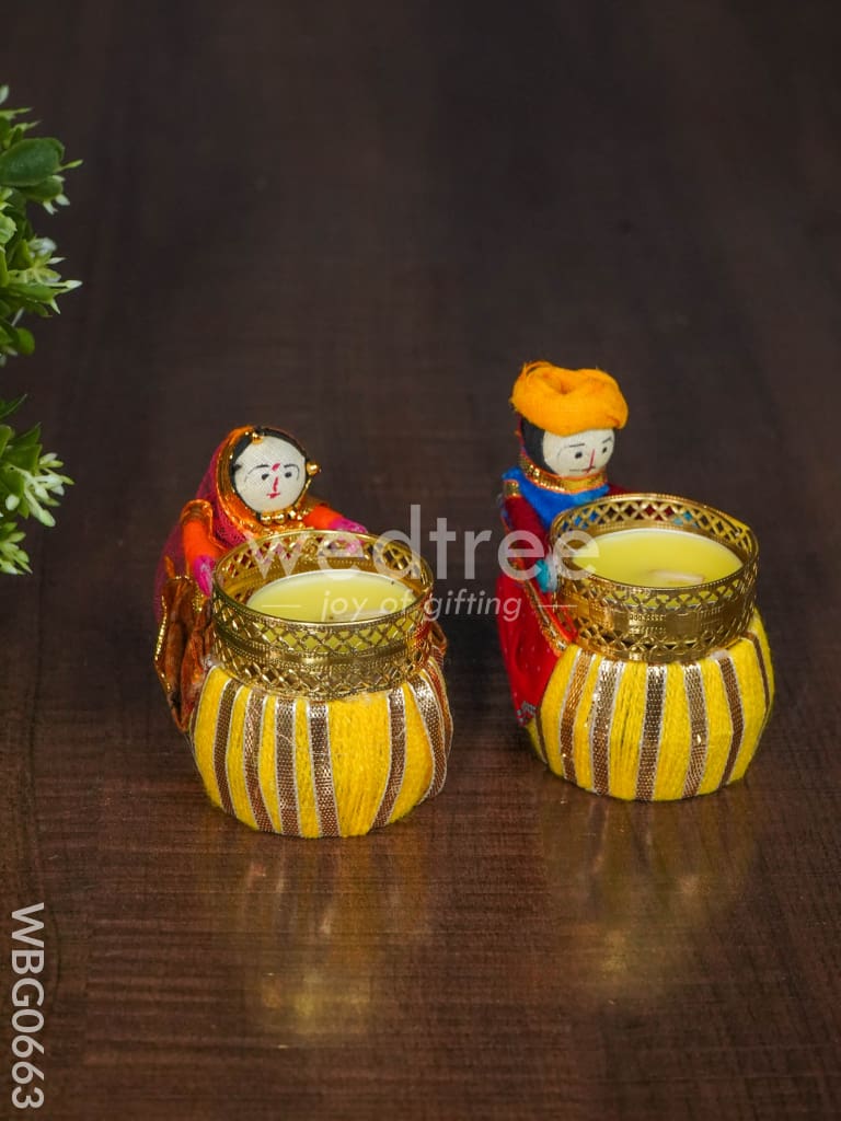 Puppet Doll Candle Holders - WBG0663