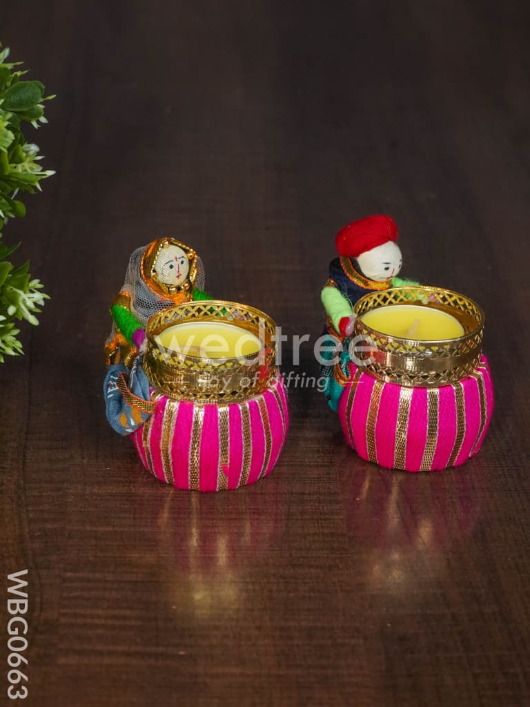 Puppet Doll Candle Holders - WBG0663