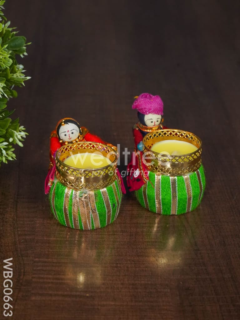 Puppet Doll Candle Holders - WBG0663
