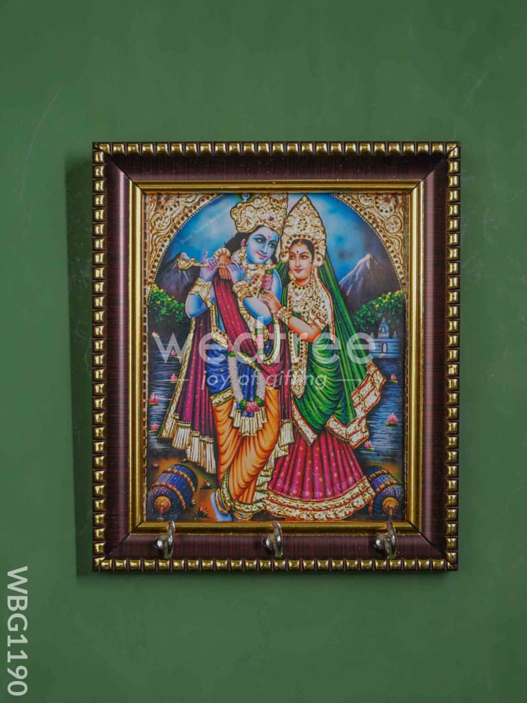 Radha Krishna Frame Key Hanger - WBG1190