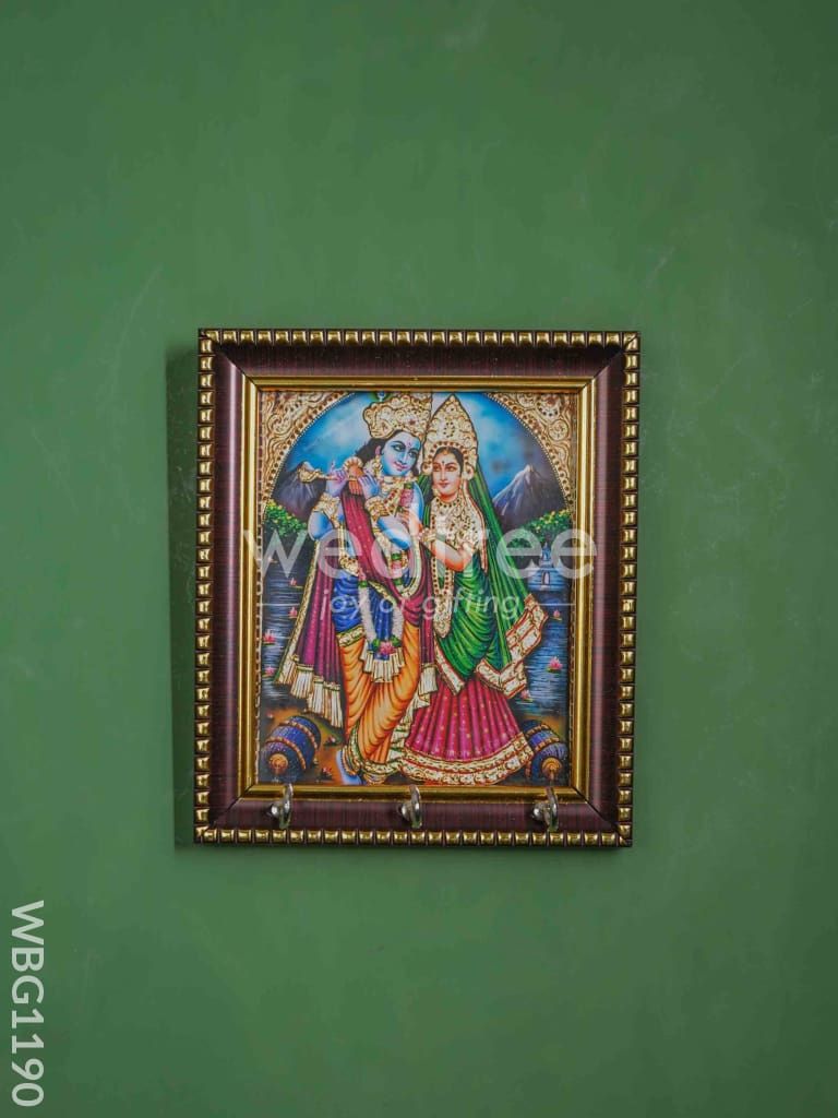 Radha Krishna Frame Key Hanger - WBG1190