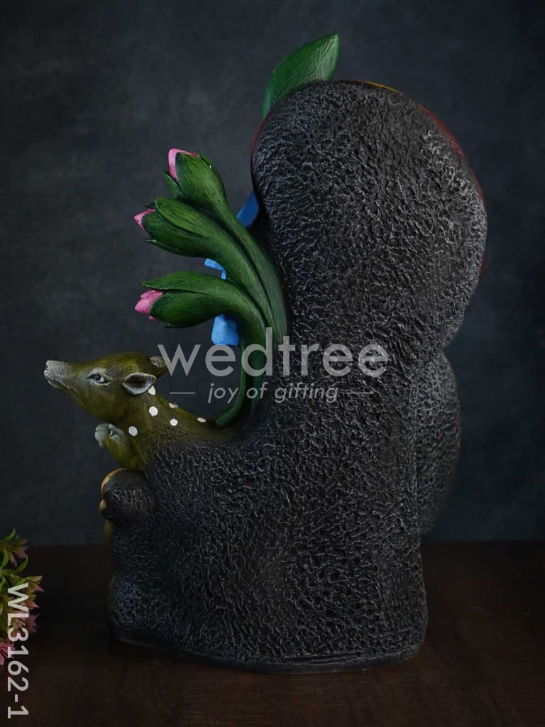 Radha Krishna Idol with Deer - WL3162