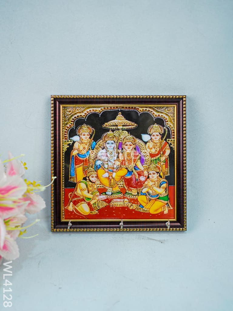 Ram Darbar Key Hanger with Frame (8x8) - WL4128