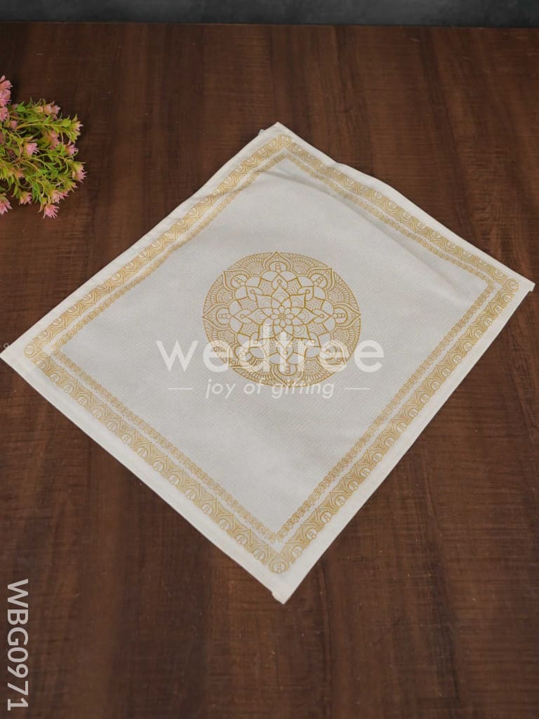 Rangoli Designed Saree Cover - WBG0971