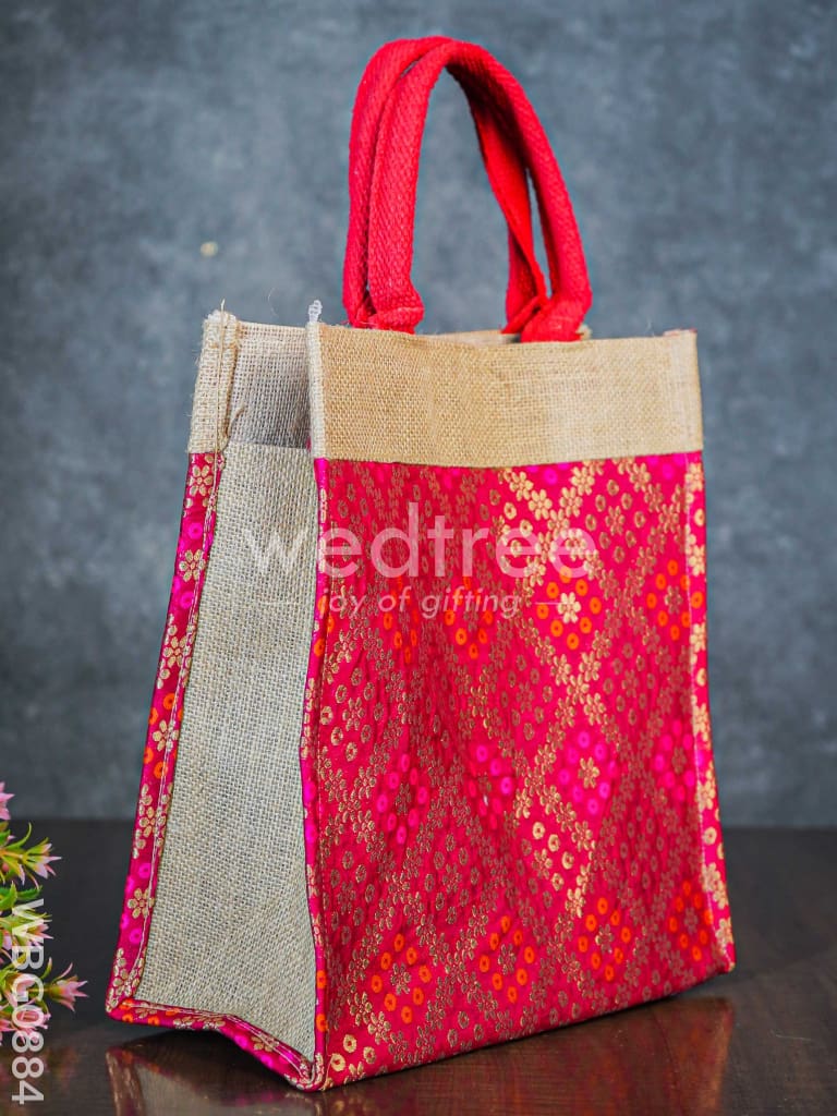 Raw Silk Jute Bag - WBG0884