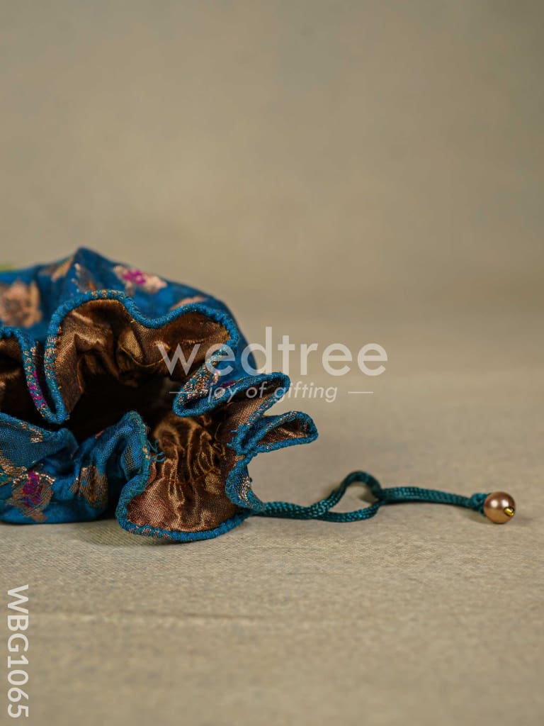 Raw Silk Potli Bag - WBG1065
