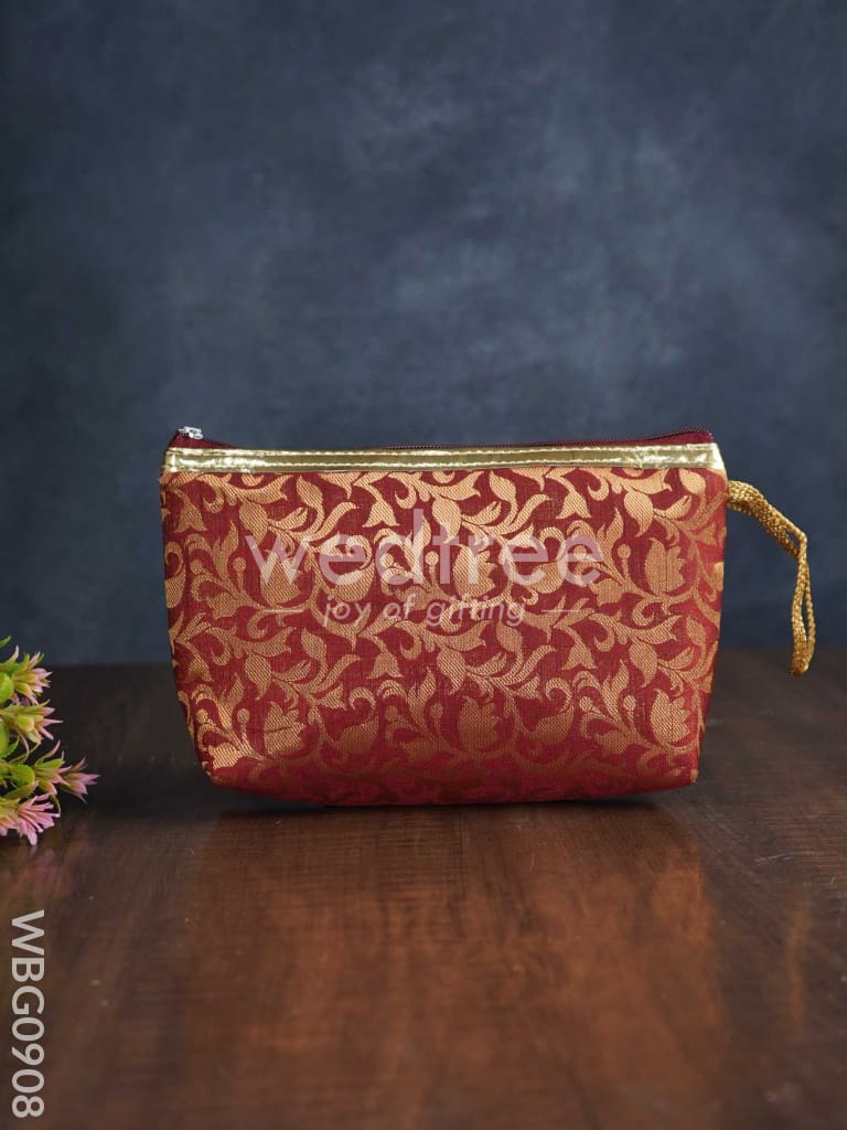 Raw Silk Return Gift Purse - WBG0908