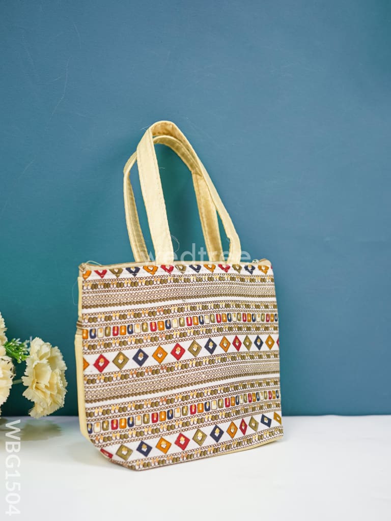 Rayon Multi Color Hand Bag - WBG1504